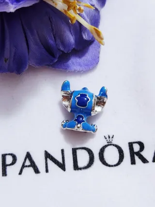 Charm Stitch Disney X Pandora Azul