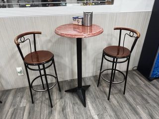 Conjunto mesa y sillas bar