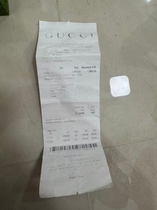 Bolso Gucci Beige y Negro Cadena Dorada