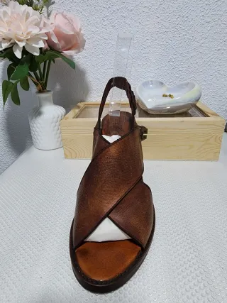 Sandalias de tacón marrón Tallas 40 y 41