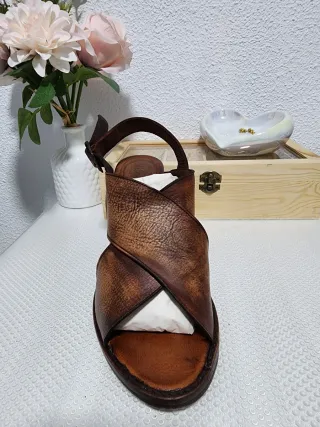 Sandalias de tacón marrón Tallas 40 y 41