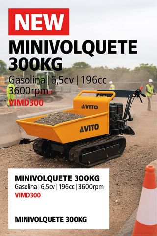 Minivolquete 300KG Gasolina VIMD300