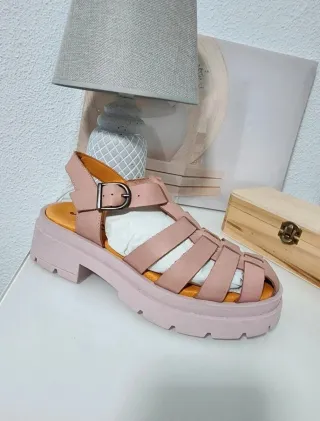 Sandalias rosas estilo pescador Tallas 38,5 - 36,5