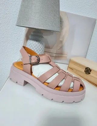 Sandalias rosas estilo pescador Tallas 38,5 - 36,5
