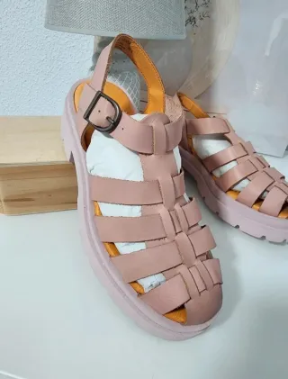 Sandalias rosas estilo pescador Tallas 38,5 - 36,5