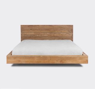 Cama de madera estilo japonés
