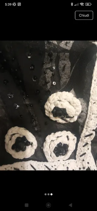 Coprispalla Marella nero e bianco