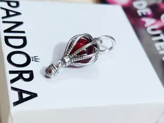 Charm Colgante Globo Aerostático Cristal de Murano