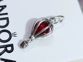 Charm Colgante Globo Aerostático Cristal de Murano