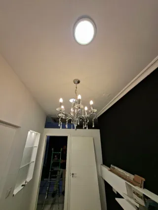 Lámpara de Diseño Cristal y Metal