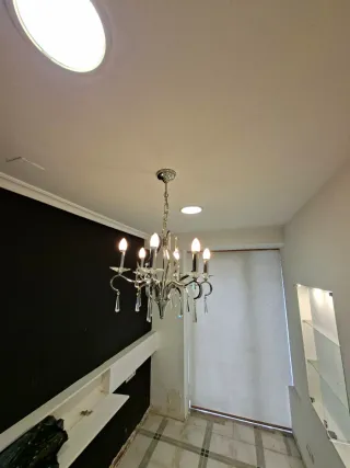 Lámpara de Diseño Cristal y Metal