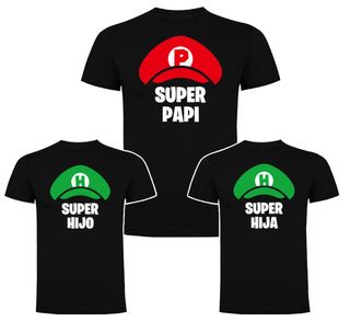 Camisetas Super Mario Día del Padre