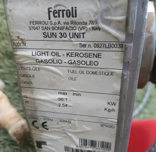 Bruciatore Ferroli SUN 30 UNIT Gasolio
