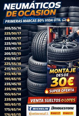 Neumáticos de ocasión primeras marcas
