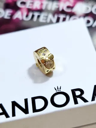 Charm de Clip Mickey Mouse y Minnie Mouse