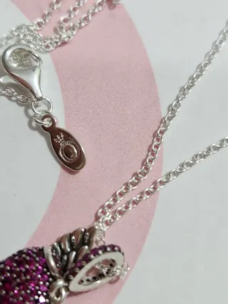 Gargantilla Pandora Corazón Con Alas De Ángel