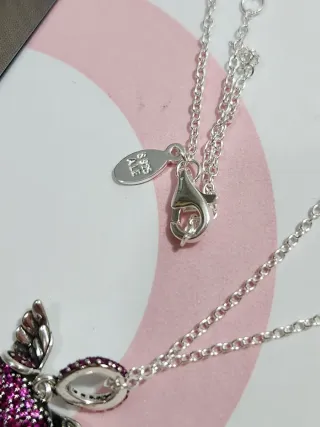 Gargantilla Pandora Corazón Con Alas De Ángel