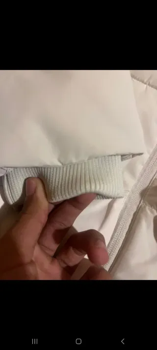 Chaqueta Ellesse Acolchada Blanca Talla XS