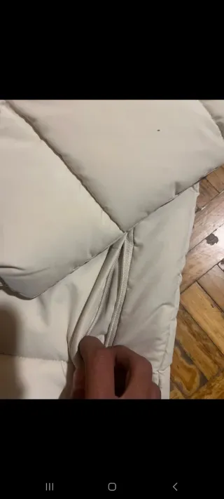 Chaqueta Ellesse Acolchada Blanca Talla XS