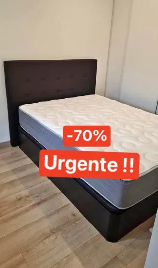 Canapé y colchón -70% Urgente