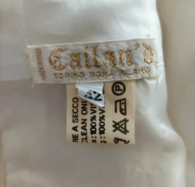 Abito da sposa pizzo Chantilly e Macramè