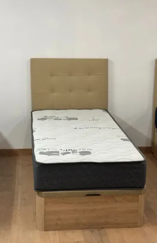 Cama con canapé y colchón