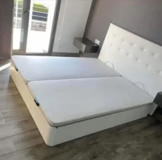 Cama con canapé y colchón
