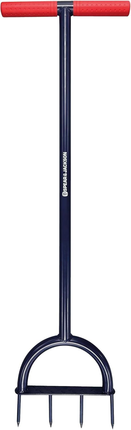 SPEAR & JACKSON aireador Cesped púas Mango en T