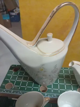 Juego de café de porcelana