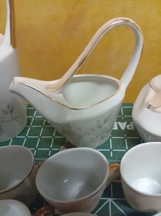 Juego de café de porcelana