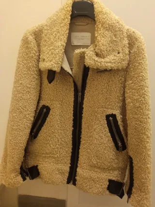 Giubbotto Zara Teddy Beige