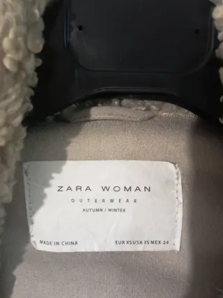 Giubbotto Zara Teddy Beige