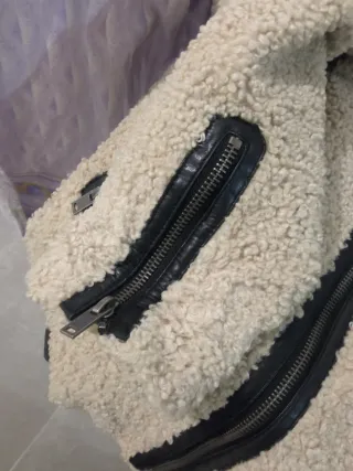 Giubbotto Zara Teddy Beige