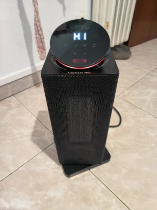 Calefactor de aire con temporizador