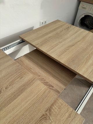Mesa de comedor extensible madera