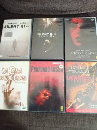 6 DVD Horror: Silent Hill, Profondo Rosso, etc.