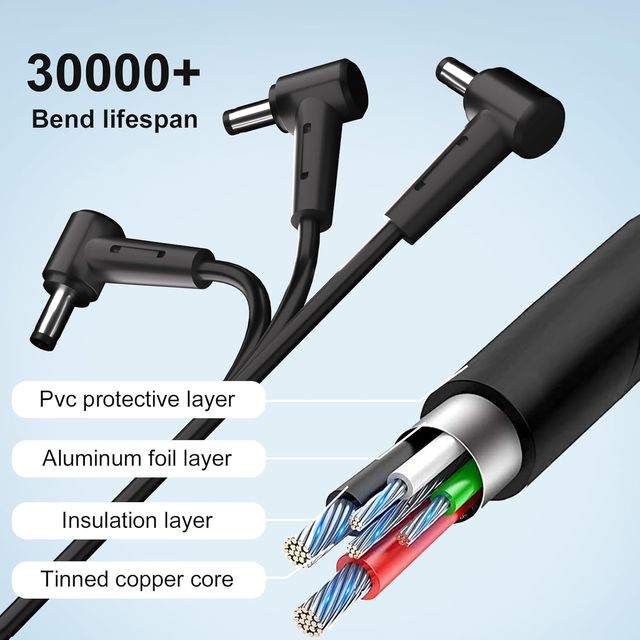 CABUTY cargador 230W 19.5V 11.8A MSI GS66 3 puntas