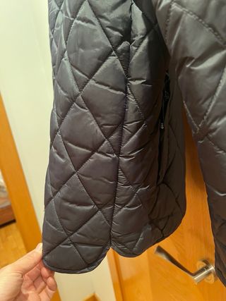 Chaqueta acolchada Boxfresh tipo barbour azul