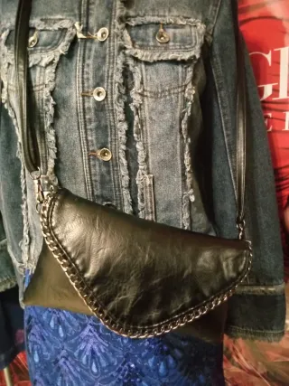 Chaqueta tejana desgastada