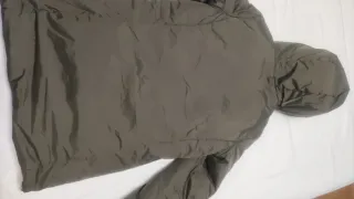 Abrigo reversible mujer verde talla M