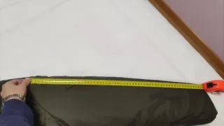 Abrigo reversible mujer verde talla M