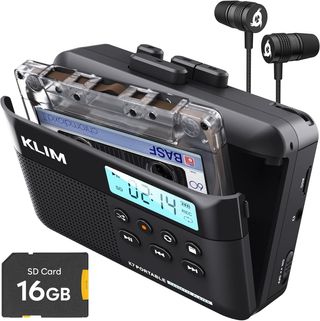 KLIM K7 Reproductor Cassette MP3 SD Recargable