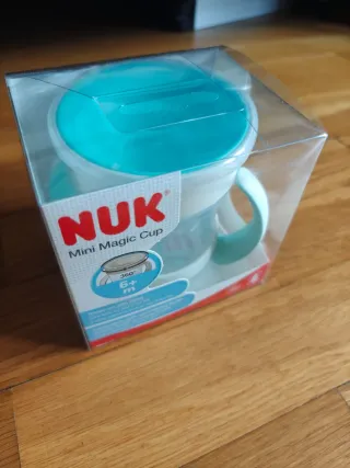 Vaso aprendizaje NUK anti derrame +6 meses nuevo