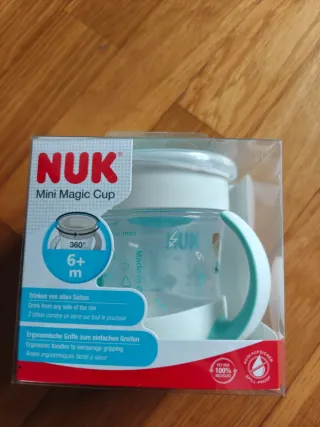 Vaso aprendizaje NUK anti derrame +6 meses nuevo