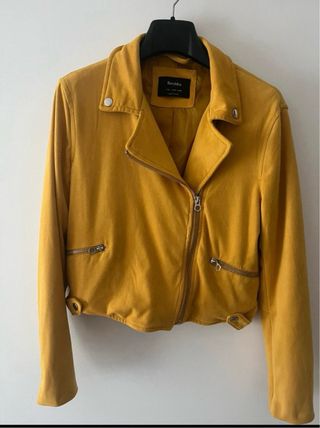 Chaqueta Biker tipo Ante Bershka