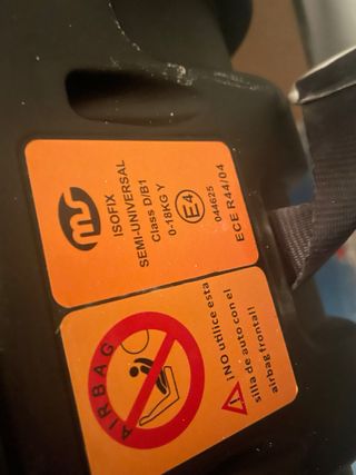 Silla coche Isofix giratoria