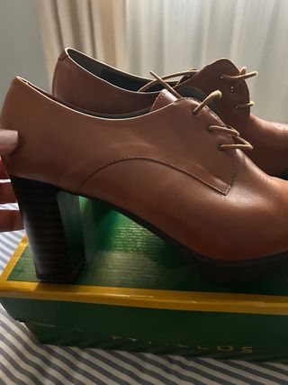 Zapatos Pitillos Marrones Mujer Talla 39