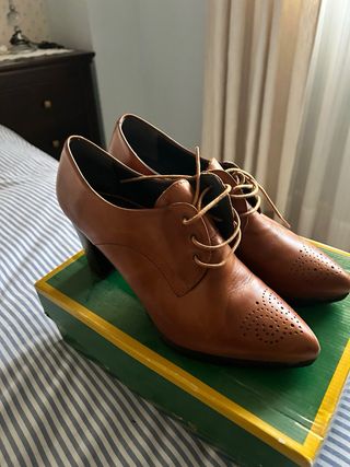 Zapatos Pitillos Marrones Mujer Talla 39