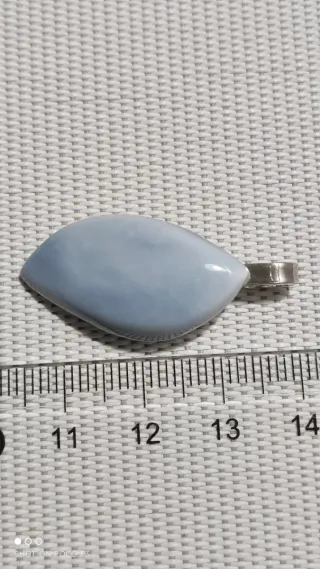Colgante Ópalo Azul Plata 925.