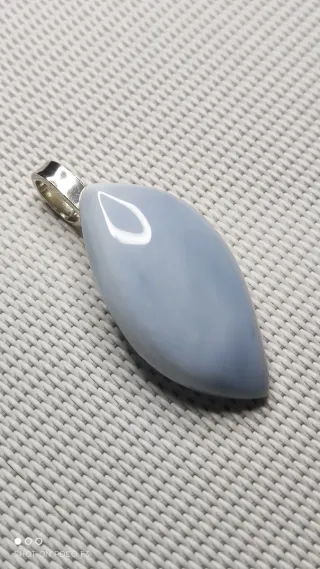 Colgante Ópalo Azul Plata 925.